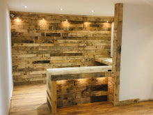 Load image into Gallery viewer, 1 Sq M - Reclaimed Pallet Wood Wall Cladding - Rustic
