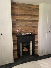 Load image into Gallery viewer, 1 Sq M - Reclaimed Pallet Wood Wall Cladding - Rustic
