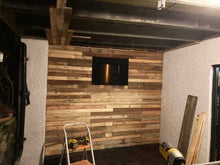 Load image into Gallery viewer, 25 Sq M - Sanded Reclaimed Pallet Wood Wall Cladding
