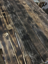 Load image into Gallery viewer, 1 Sq M - Scorched Reclaimed Pallet Wood Wall Cladding
