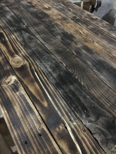 Load image into Gallery viewer, 1 Sq M - Scorched Reclaimed Pallet Wood Wall Cladding
