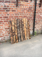 Load image into Gallery viewer, 10 Sq M - Scorched Reclaimed Pallet Wood Wall Cladding
