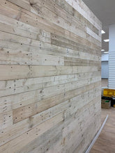 Load image into Gallery viewer, 10 Sq M - Sanded Reclaimed Pallet Wood Wall Cladding
